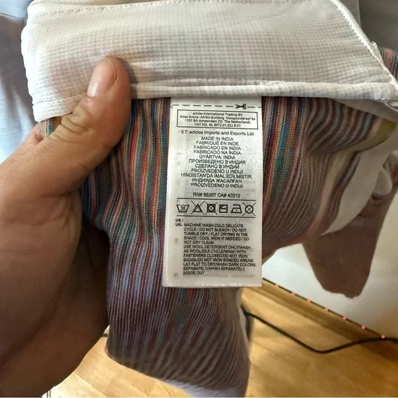 Adidas Multicolor Striped Long Sleeve Shirt - Picture 6 of 11